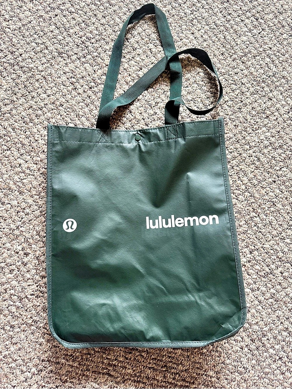 Lululemon Reusable Shopping Tote Bag Green